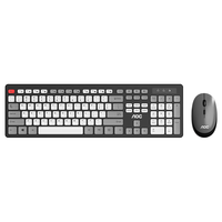 AOC 静音无声 超薄键帽 无线鼠标键盘套装