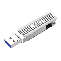 EAGET 忆捷 256GB USB3.2 Gen2 Type-C双接口 SU22高速固态U盘大容量560MB/s