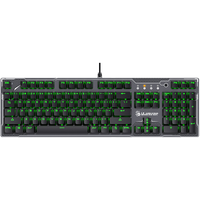 双飞燕 血手幽灵系列 B770 104键 有线机械键盘 黑色 光轴 单光