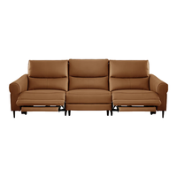  顾家家居 KUKA  90.DK.6182 美拉德电动沙发 三人位双电动 巴洛克棕