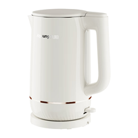  Joyoung/九阳 316L不锈钢一体无缝内胆 热水壶  白色 2L