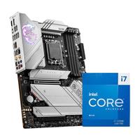 微星 intel/英特尔i7 13700K/13700KF搭微星Z790/Z690/B660主板CPU套装