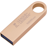 金士顿（Kingston）128GB USB 3.2 Gen 1 U盘 DTSE9G3 英雄联盟斯莫德联名款 金属外壳 读速220MB/s