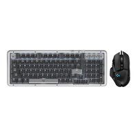 logitech/罗技 无线蓝牙双模 键鼠套装  单色背光 机械轴 黑色