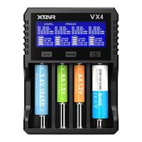 XTAR VX4 18650锂电池充电器1.2V5号7号镍氢电池3.2V铁锂1.5V通用