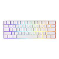 魔极客FUN60 电竞磁轴机械键盘 双8K回报率 RT TMR 电竞游戏客制化机械无畏契约 【FUN60 PRO】三模-SP 白色字透 【FUN60 Pro】三模-单8K炫光磁轴-侧刻白