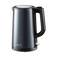苏泊尔 SW-17J系列 316L不锈钢 电水壶  双钢拉丝 1.7L