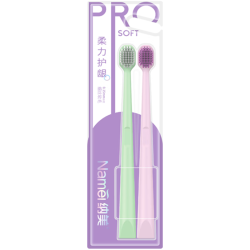 纳美 宽头软毛牙刷 2支