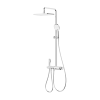 HEGII 恒洁 Y55 琴悦系列 HMF938-333C 淋浴花洒套装 银色 数显款