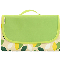 格术 野餐垫防潮垫户外加厚便携牛津布露营垫子沙滩垫野外地垫中号绿色