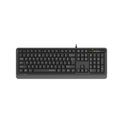 双飞燕 FK10Q 104键 有线键盘  飞时代 轻音键盘 遂空灰 有线