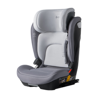 贝思贝特（besbet）儿童座椅3-12岁大童汽车用i-Size认证成长号 骑士灰 骑士灰【，三防面料】
