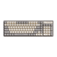 LANGTU 狼途 GK102 102键 有线机械键盘 奶油骑士 银轴 混光