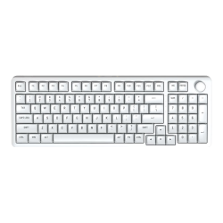 惠普 K10G-98L 有线机械键盘 单层消音垫 白色