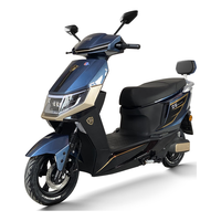 立马电动车 立马电动摩托车极昂100公里长续航电动车1500W电机 96V20Ah铅酸电池前后碟刹 星际蓝
