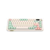 FOPATO 虎八兔 F75 75键 2.4G蓝牙 多模无线机械键盘 月下婵娟 TTC海王星轴 RGB