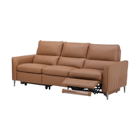 乐至宝 LAZBOY GN.637舒芙蕾 牛皮三人座双功能位真皮沙发