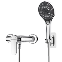 万和淋浴花洒套装精铜卫浴简易花洒全套家用增压花洒喷头浴室淋浴器
