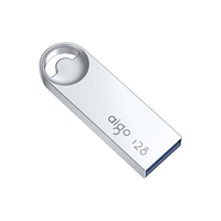 aigo 爱国者 U312 USB 3.2 U盘 银色 128GB USB-A