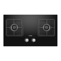 方太（FOTILE）燃气灶（液化气）家用煤气灶嵌入式双灶台灶具 4.5kW*猛火易打理可调节底盘换装灶 01-TH36B