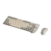 宏碁(acer)无线蓝牙键鼠套装 充电鼠标键盘 手机电脑ipad平板通用 键鼠套装 灰黄拼色 OCC204 86键 灰黄拼色 OCC204