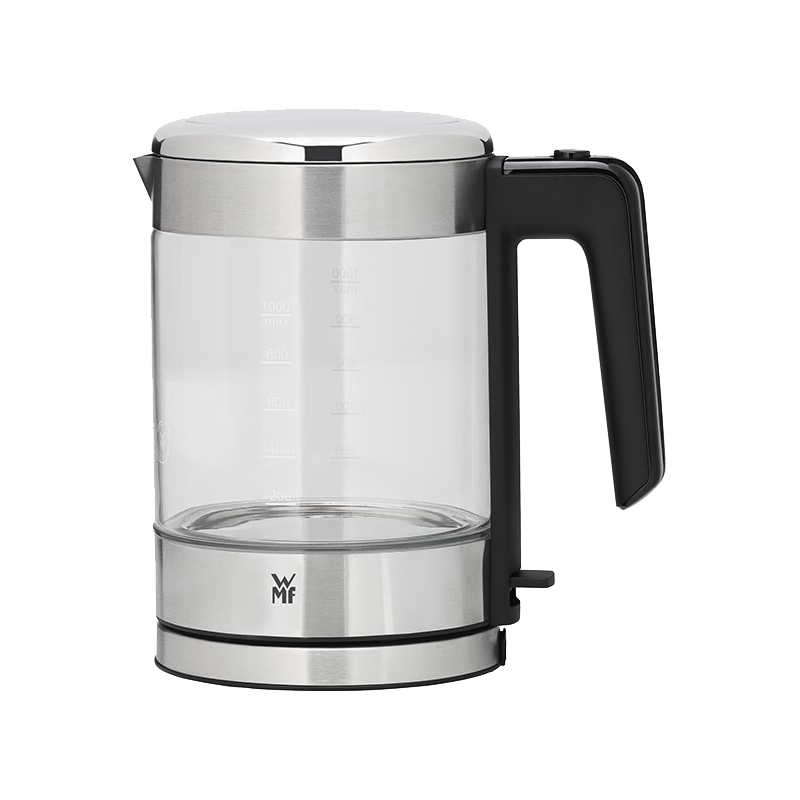WMF电茶壶玻璃电热水壶1.0L 家用不锈钢电水壶1L迷你电水壶