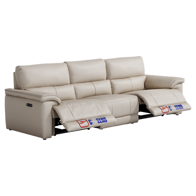 芝华仕 头等舱真皮艺沙发现代简约电动功能家用零靠墙客厅家具30196灰左A