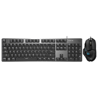 罗技 G502 HERO K845 红轴 黑色 电竞键鼠套装