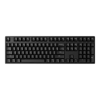 ikbcC108 cherry樱桃键盘 有线机械键盘电竞办公游戏键盘 黑色108键 黑轴 108键 有线  黑色