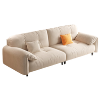 费杰罗 布艺沙发客厅2025奶油风沙发小户型出租屋直排沙发869#1.8m