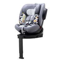 袋鼠爸爸 白气球 安全座椅 9个月-12岁 爵士灰
