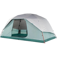 DECATHLON 迪卡侬 露营徒步旅行帐篷6人便携舒适防风青玉色 4557187 青玉色-露营帐篷 Arpenaz 6人