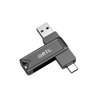GeIL金邦 512GB USB3.0 Type-C手机U盘高速读取100MB/s两用OTG双接口安卓苹果笔记本电脑通用优盘 GP130系列