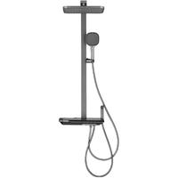 惠达卫浴多功能淋浴花洒大顶喷钢琴按键大置物空气能出水洗澡花洒 C26B-数显除氯款增压增重铜