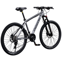 飞鸽(FLYING PIGEON)禧玛诺山地自行车铝合金内走线变速成人男女士青少年大中小车 战神2代-禧玛诺24速-灰色 26英寸(适合身高160-185cm)