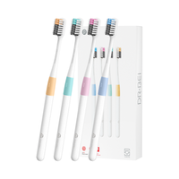 DR·BEI 贝医生 R·BEI 贝医生 软毛牙刷柄含旅行盒 4支装