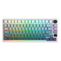 ROYAL KLUDGE RK S75 81键 2.4G蓝牙 多模无线机械键盘 海渊侧刻 碧落轴 RGB