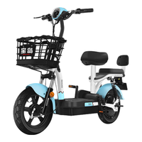 宝岛新国标电动车48V可上牌电动自行车电瓶车充电超长续航 意境蓝-48V12AH铅酸-续航45公里 