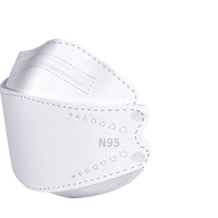 H&K N95型口罩 n95级医用防护口罩  一次性医疗级别独立包装 白色20只