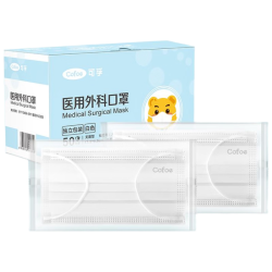 可孚 医用外科口罩 白色 100只