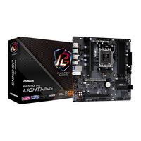 华擎(ASRock)B650M PG lightning 闪电风暴 主板 DDR5 支持 AMD9000系列CPU(AMD B650/Socket AM5)