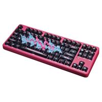 FL·ESPORTS 腹灵 MK870 热插拔侧刻机械键盘有线蓝牙无线三模87键游戏办公快银