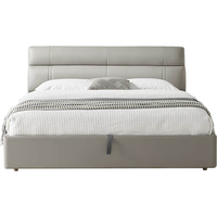 QuanU 全友 105251A 意式简约高箱床 浅米灰 180*200cm