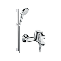 汉斯格雅 飞雨系列 手持花洒套装 26551407花洒+14084007浴缸龙头