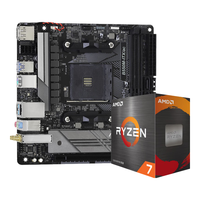 ASRock 华擎 B550M-ITX/ac 迷你主板+AMD 锐龙7 5700X 处理器 主板CPU套装