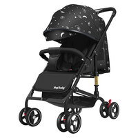 ANGI BABY 婴儿推车轻便折叠可坐可躺新生儿减震儿童宝宝手推车童车 星空单向
