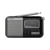 熊猫（panda）S5老人调频收音机插卡蓝牙音箱便携USB唱戏机充电播放器（黑色） S5蓝牙插卡U盘（黑色）