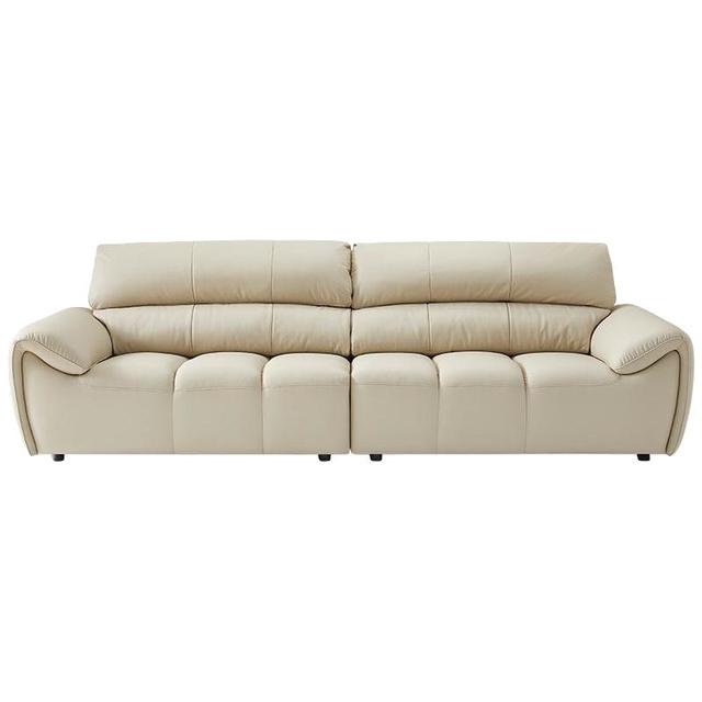 全友 112056B-1 慵懒大象真皮直排沙发