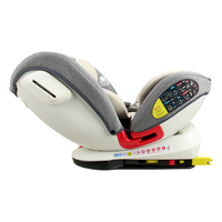 众霸(ZHONGBA)儿童座椅0-12岁汽车用360度旋转i-Size认证婴儿宝宝可坐可躺 lyb838升级版元气米