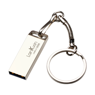 LanKxin 兰科芯 B8 USB 2.0 车载U盘 银色 32GB USB